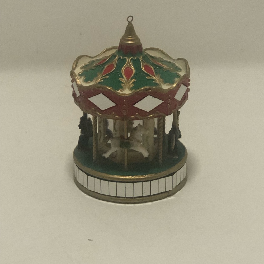Charming Carousel Holiday Ornament